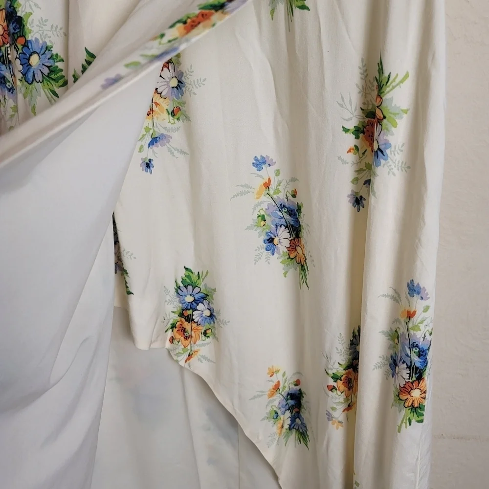 Madewell,  Ruffle-Sleeve Maxi Dress,Classic Corsage, Size 4‎
